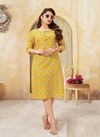 We Modesty Fancy Ethnic Wear Pure Cotton Printed Designer Kurti Collection